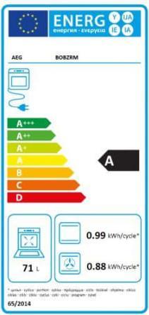 Label énergétique AEG Bobzrm