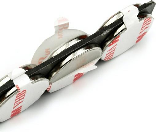 Image du produit Supermagnete Aimant de retenue 10 x 25 mm, autocollant (10 x)