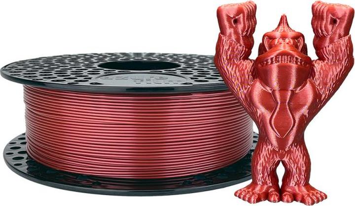 Actual product image AzureFilm PLA Pearl Red 1.75mm 1kg 3D Filament (PLA, 1.75 mm, 1000 g, Red)
