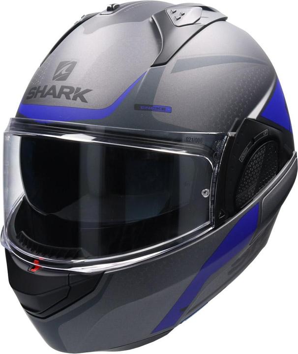Image du produit Shark Casque Modulaire Evo Gt Encke / Gris / Bleu / Mat XS (XS)