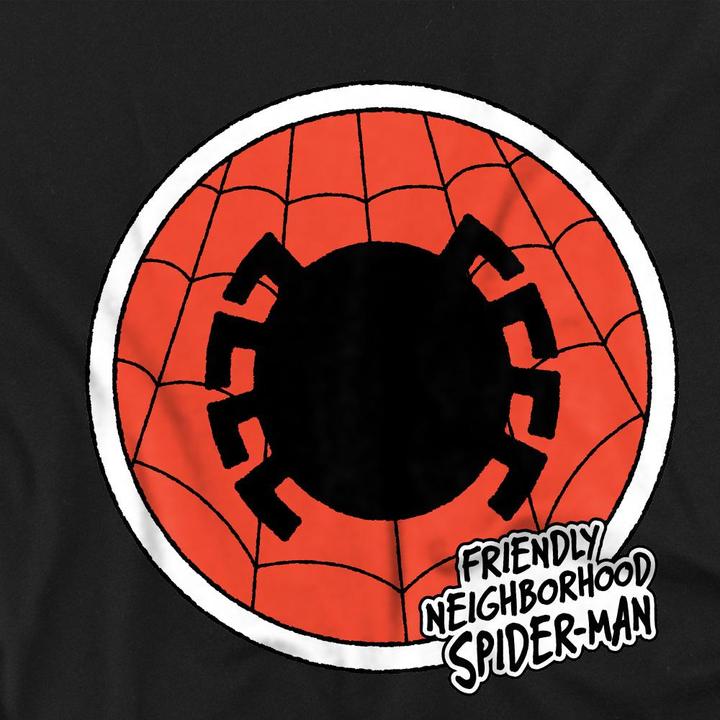 Immagine prodotto Spiderman Friendly Neighborhood Maglietta Distintivo Bambini (140)