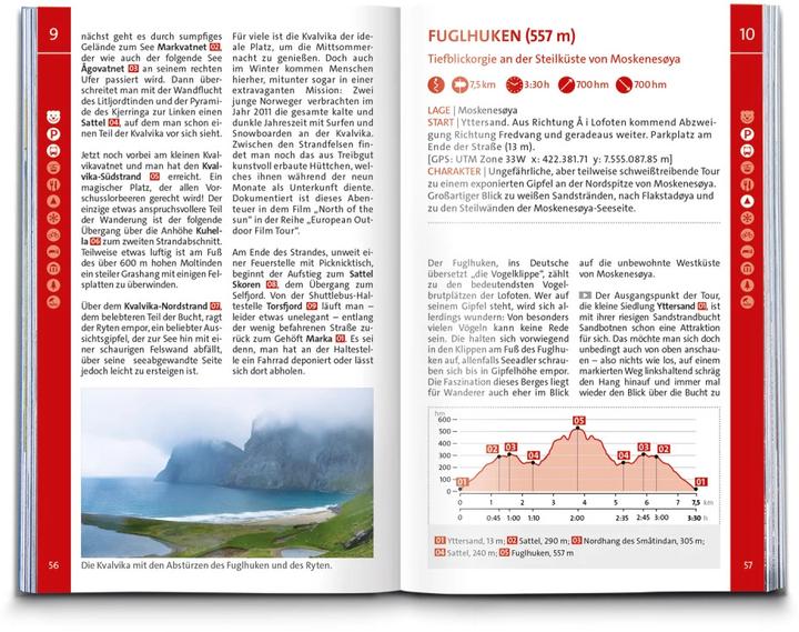 Actual product image Wanderführer 5982 Lofoten, Vesterålen und Senja, 70 Touren (German, Thomas Diehl, 2022)