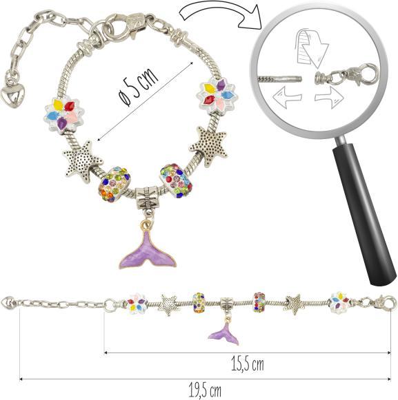 Actual product image Ulysse Couleurs d'Enfance Beautiful bracelet with whale motif (Metal)