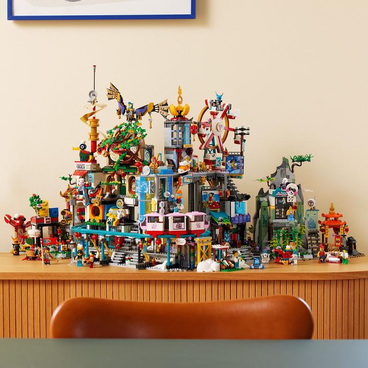 Actual product image LEGO 80054 5th anniversary of Megapolis City (80054, LEGO Monkie Kid)