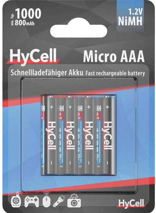 Actual product image HyCell Battery Micro AAA (4 pcs., AAA, 800 mAh)