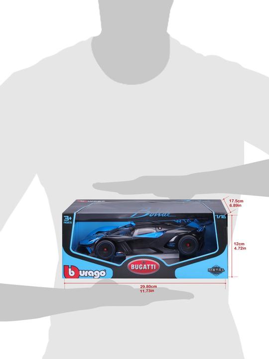 Actual product image Bburago Bugatti Bolide