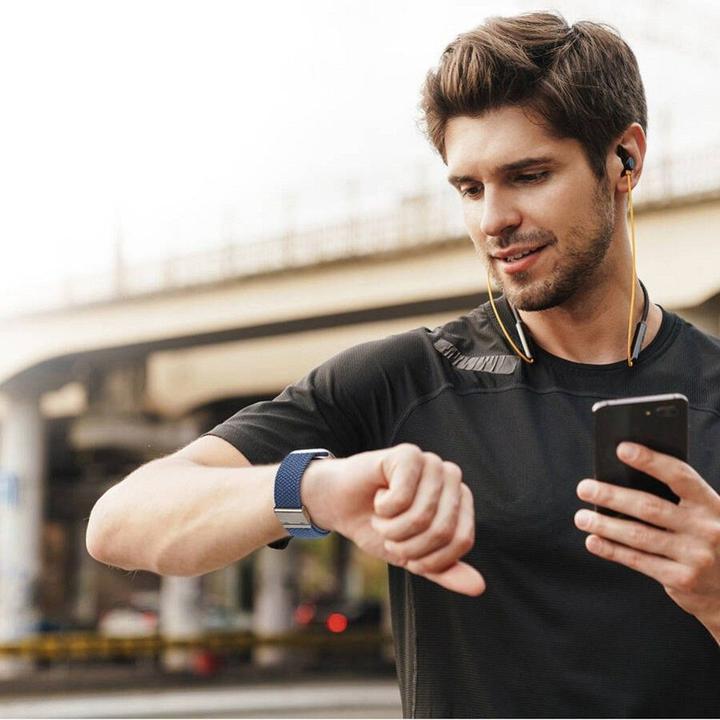 Actual product image Dux Ducis Mixture Pro Strap Apple Watch 42mm/44mm/45mm/49mm - Blue (45 mm, 44 mm, 42 mm, 49 mm, Nylon)