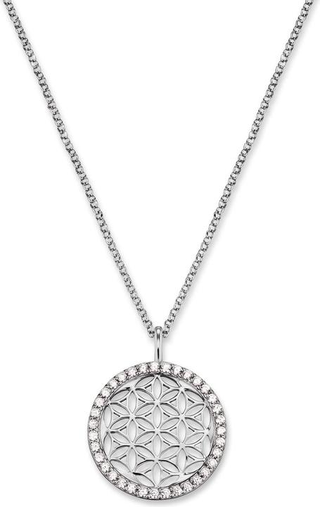 Immagine prodotto Engelsrufer Collana di equilibrio Fiore della vita (Argento 925 rodiato, Argento rodiato, 50 cm)