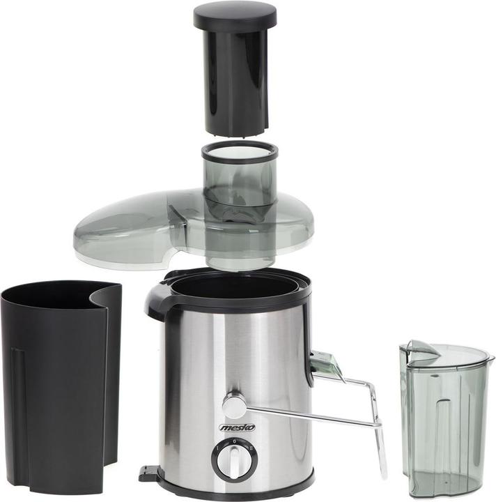 Actual product image Mesko Juicer MS 4126b Stainless steel, 600 W, Number of speeds 3 (EU plug)
