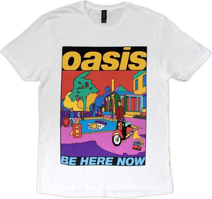 Oasis Unisex Adult Be Here Now Illustration Cotton T-Shirt (XL)