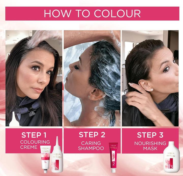 Image du produit L'Oréal Paris Excellence Crème Haarfärbeset (1 Noir foncé)