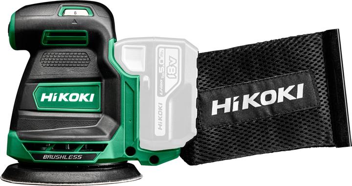 Actual product image Hikoki Battery-powered random orbital sander SV1813DA (without battery and charger)
