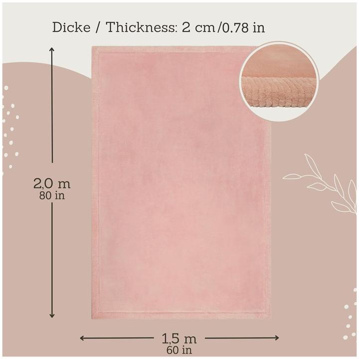 Actual product image Hakuna Matte XXL velvet mat, cloud (200 x 150 cm)