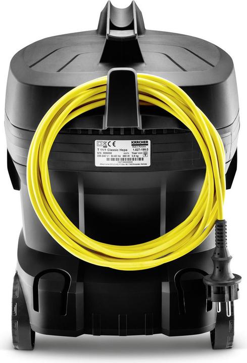 Actual product image Kärcher T 11/1 Classic HEPA Re!Plast dry vacuum cleaner 850W (Dry vacuum cleaner)