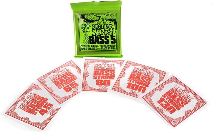 Produktbild Ernie Ball Regular Slinky 5-String (5 x, E-Bass, 0.13")