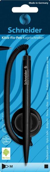 Produktbild Schneider Kugelschreiber Klick-Fix-Pen 1mm schwarz dokumentenecht Farbe des Schaftes: schwarz (Schwarz, 1 x)