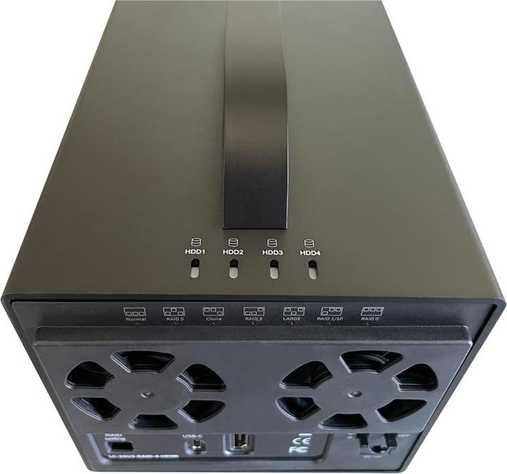 Produktbild LC-Power Geh 8.9cm (2x3,5") LC-35U3-RAID-4-HDMI (3.5")