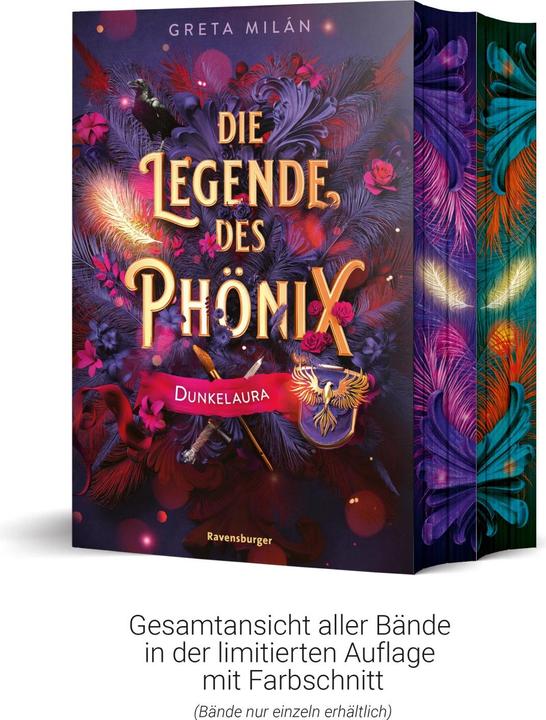 Actual product image Ravensburger Die Legende des Phönix, Band 2: Schicksalsfeder (German, Katt Phatt, Greta Milán, 2024)
