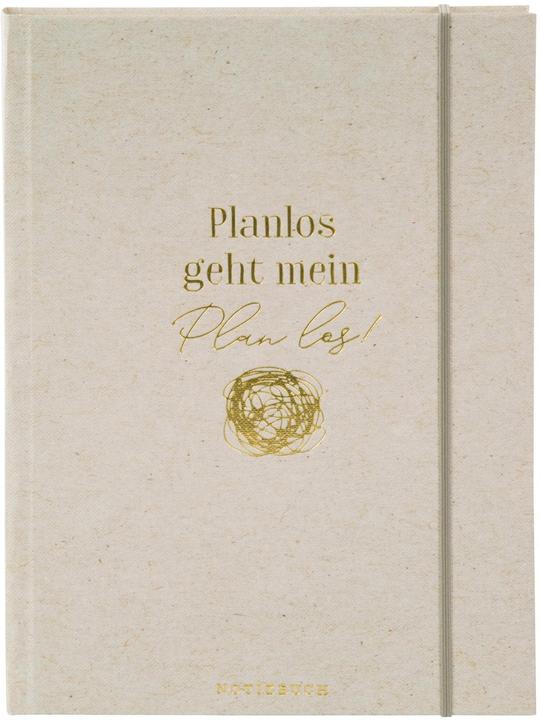 Produktbild Goldbuch Notizbuch Planlos geht mein Plan los A5, Dot, Grau (A5, Gepunktet)