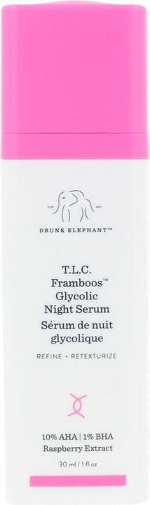 Produktbild Drunk Elephant Serum T.L.C. Framboos™ Glycolic Night Serum 30 ml (30 ml, Nachtcreme)