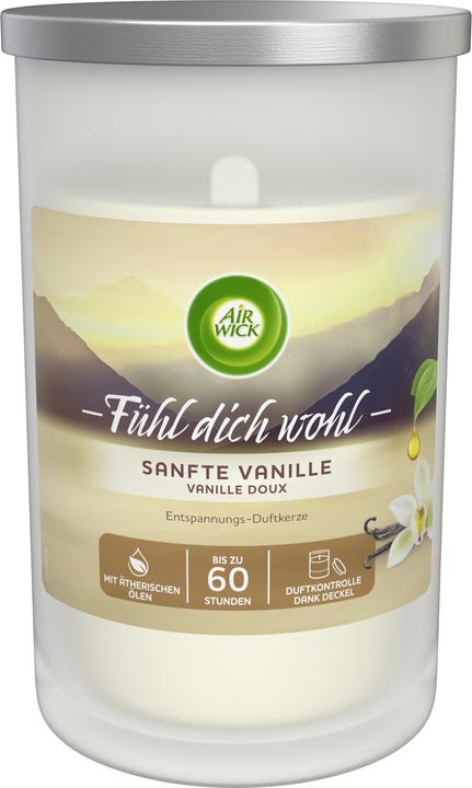 Actual product image Air Wick Large Scented Candle Soft Vanilla