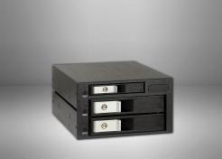 Produktbild Intertech INTER-TECH HDD-Wechselrahmen ST-3525 fuer 1x 6,35cm 2,5Zoll und 2x 8,89cm 3,5Zoll