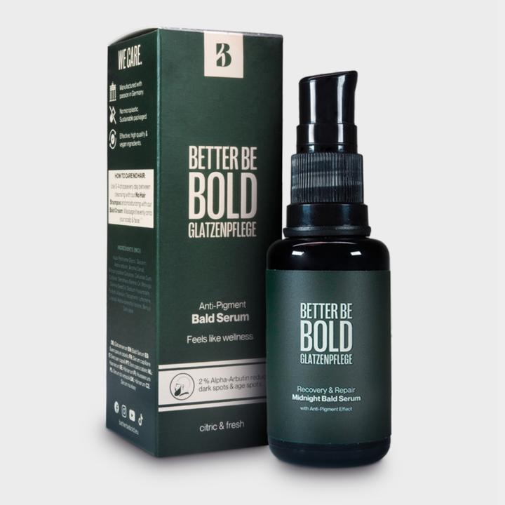 Actual product image Better be bold Bartöl und Glatzenöl - Bald Head & Beard Oil with Diamond Shine-Effect