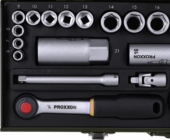 Produktbild Proxxon Steckschlüsselsatz (23 mm, 32 mm, 18 mm, 6 mm, 22 mm, 13 mm, 16 mm, 20 mm, 28 mm, 26 mm, 27 mm, 17 mm, 21 mm, 11 mm, 15 mm, 30 mm, 29 mm, 24 mm, 12 mm, 25 mm, 10  mm, 8 mm, 9 mm, 31 mm, 7 mm, 14 mm, 19 mm)