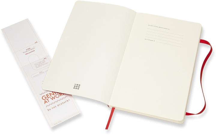 Actual product image Moleskine Notebook Large (A5, Special ruling, Soft cover)