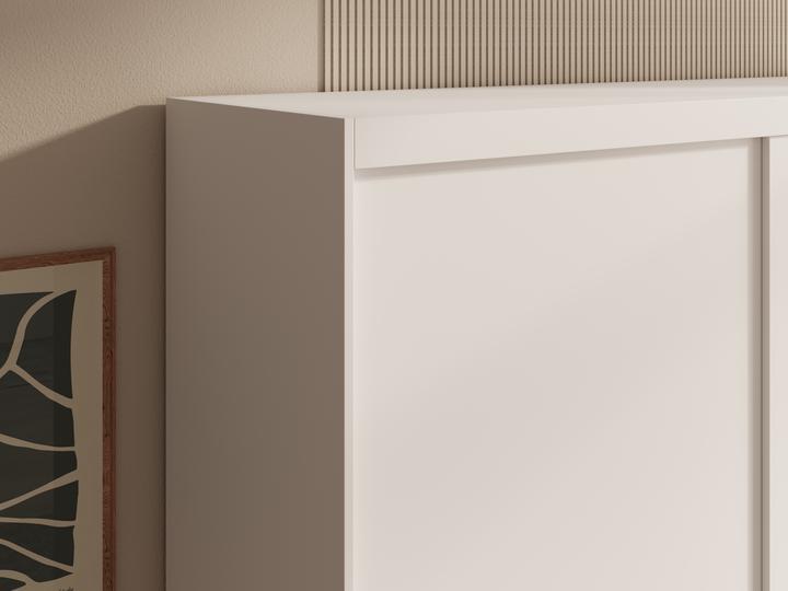 Image du produit ADRK Furniture Armoire à portes coulissantes avec miroir Hailey 120 (120 x 60 x 205 cm)