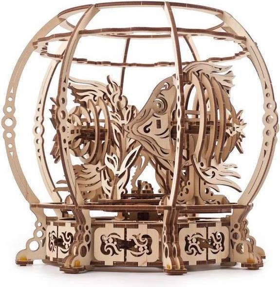 Actual product image Ugears 70155 - Aquarium Wood Model Kit