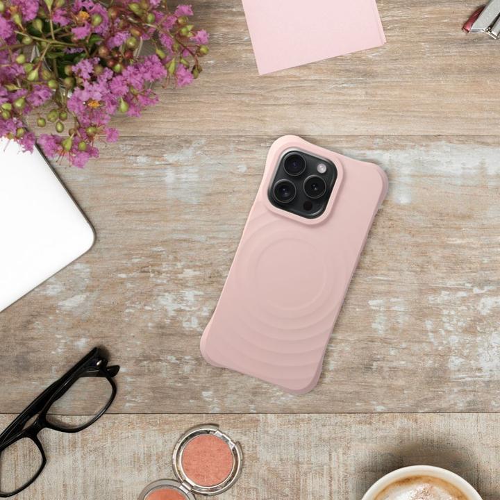 Image du produit OEM Back panel cover Silicone Zephyr Mag Cover compatible with MagSafe do IPHONE 16 PLUS pink (Apple iPhone 16 Plus)