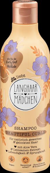 dm Langhaarmädchen Shampoo Beautiful Curls (300 ml, Flüssiges Shampoo)
