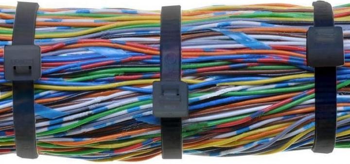 Produktbild Techly 306509 Nylon cable ties 28 (280 mm, 100 Stk.)