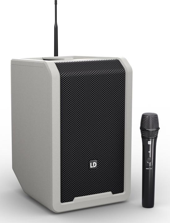 Image du produit LD Systems ANNY® 8 HHD B8 G - Enceinte de sonorisation portable Bluetooth® avec batterie, table de mixage et (Actif)