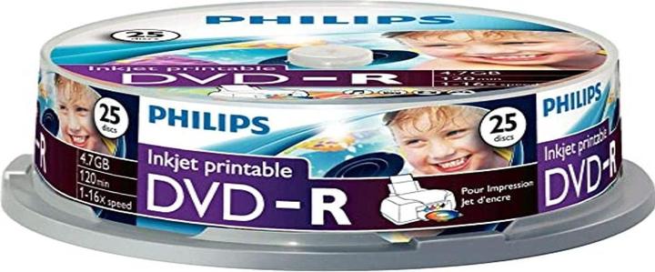 Philips 1x25 DVD-R 4,7GB 16x IW SP (25 x)