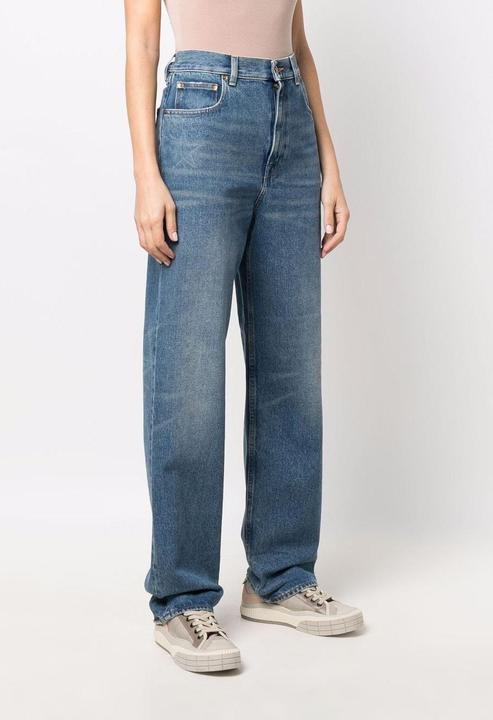 Actual product image Golden Goose cotton jeans blue color (27)