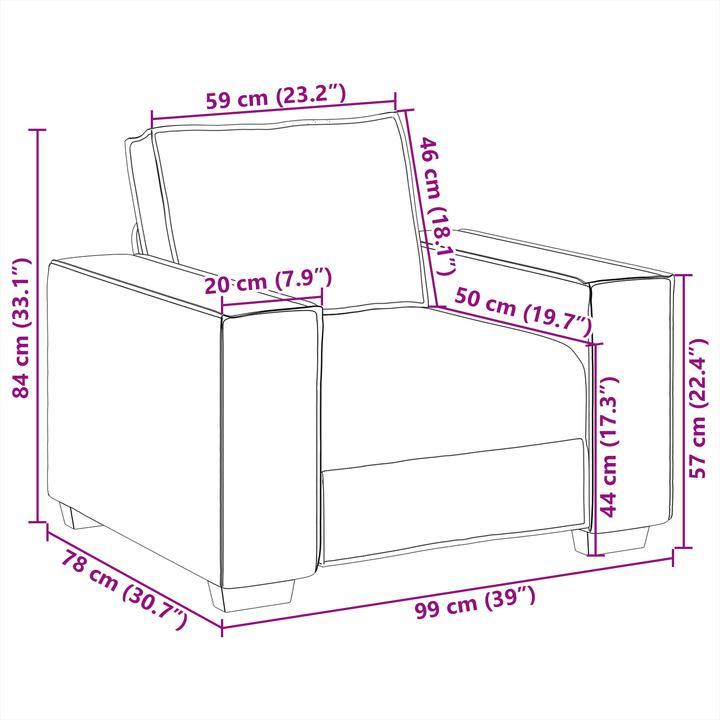 Produktbild VidaXL 3-teiliges Sofaset mit Kissen aus taupefarbenem Stoff (Ecksofa)