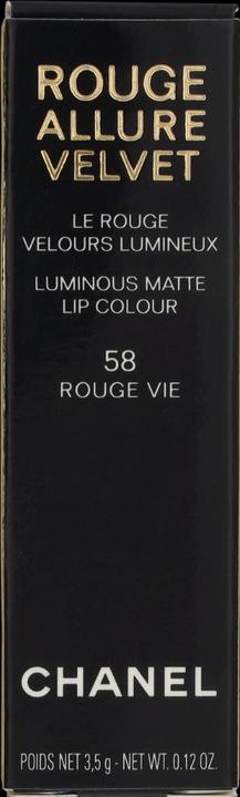 Produktbild Chanel Rouge Allure Velvet (58 Rouge Vie)
