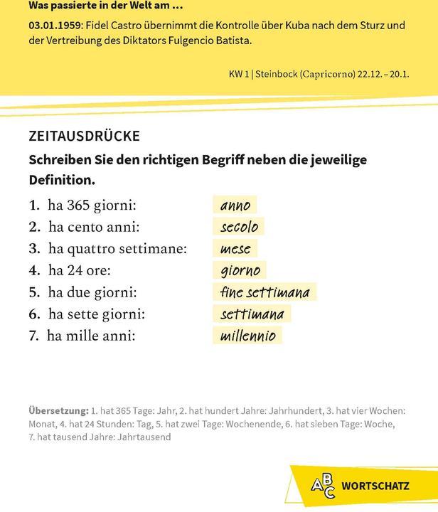 Immagine prodotto Calendario in lingua italiana Langenscheidt 2025 (Tedesco, Italiano)