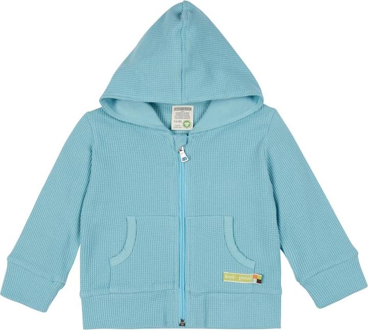 loud + proud Kapuzenjacke Waffelstruktur (74)