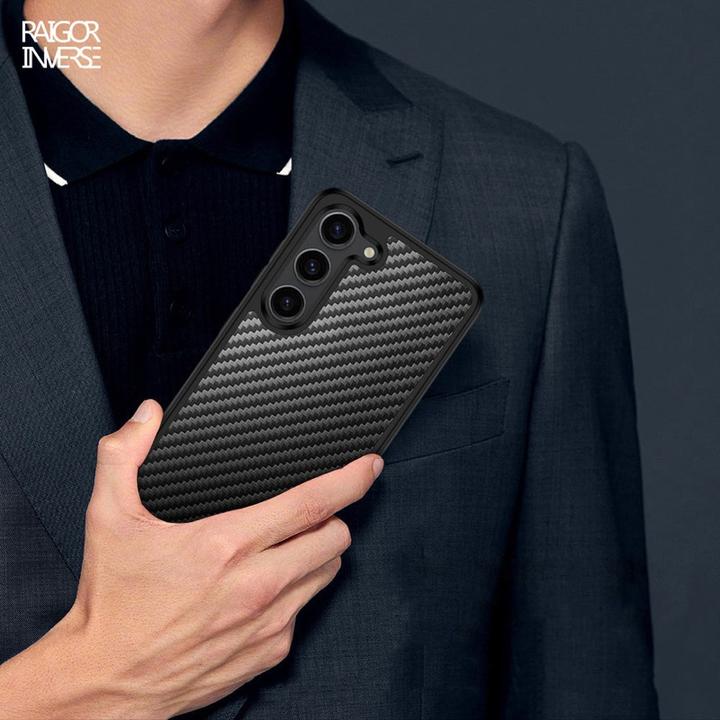 Image du produit Raigor Inverse Samsung Galaxy S25 - Raigor Scott Series Case Black Carbon (Samsung Galaxy S25)