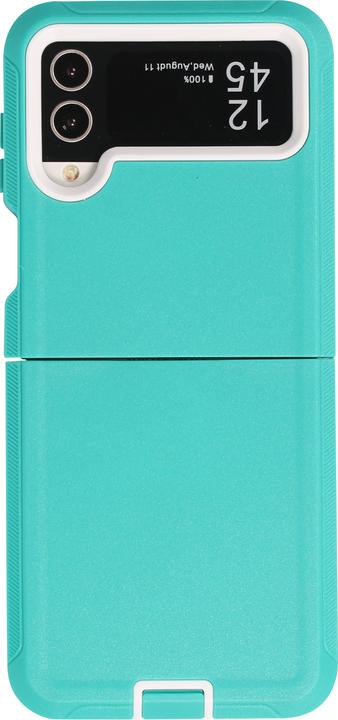 Immagine prodotto PhoneLook Manicotto in silicone rinforzato Optimum-protect con clip da cintura turchese (Samsung Galaxy Z Flip4)