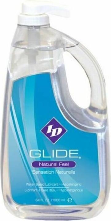 Immagine prodotto ID Glide - Lubrificante A Base D'Acqua + Ipoallergenico Natural Feel 1900 ml (1900 ml)