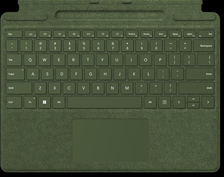 Produktbild Microsoft Surface Pro Signature Keyboard Forest mit Slim Pen 2 (DE, Docking)