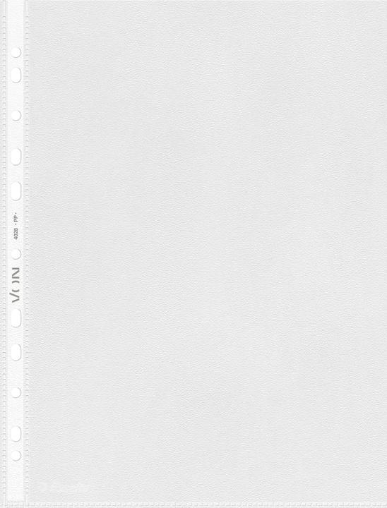 Produktbild von Hallers Zeigetasche A4, genarbt, 50 Stück, Transparent (A4, 50 x)