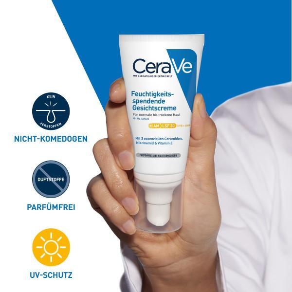 Actual product image CeraVe Moisturising Face Cream (52 ml, Day cream, SPF 30)