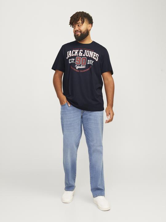 Image du produit Jack & Jones Jjelogo Tee Ss O-Neck 2 Col Aw24 S Pls (4XL)