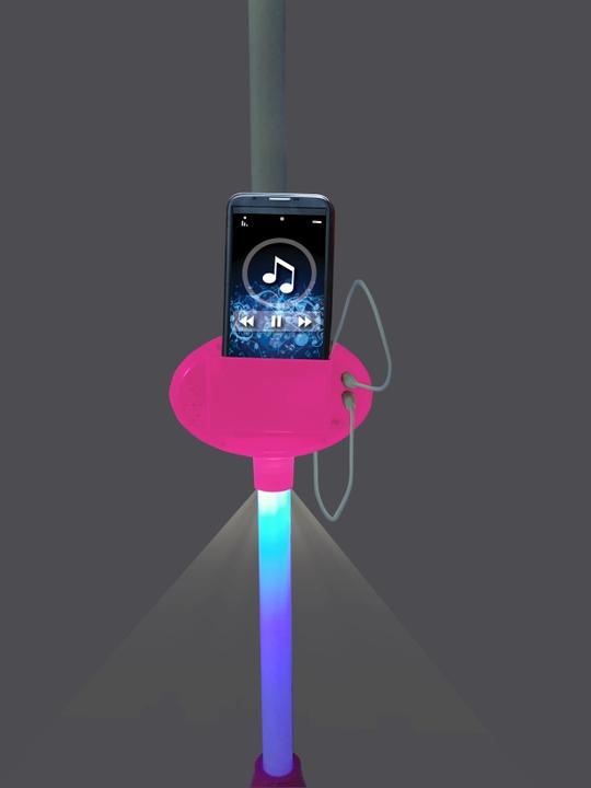 Image du produit Lexibook Microphone Unicorn avec support lumineux, haut-parleur intégré, effets sonores