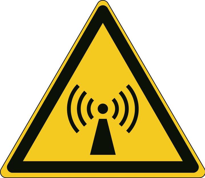 Immagine prodotto Brady Cartello di sicurezza ISO - Avviso contro le radiazioni elettromagnetiche non ionizzanti